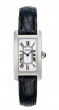 Réplique Cartier Tank Americaine Montre Femme Or Blanc W2601956