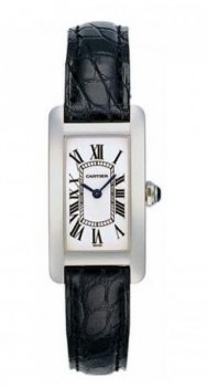 Réplique Cartier Tank Americaine Montre Femme Or Blanc W2601956