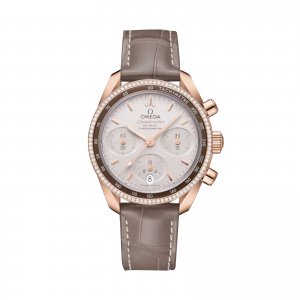 Omega Speedmaster 38 mm Replique montre femme Beige O32468385002003