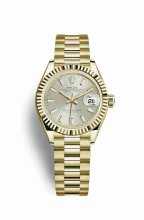 Réplique montre Rolex Datejust 28 jaune 18 ct 279178 m279178-0005
