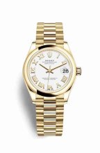 Réplique montre Rolex Datejust 31 jaune 18 ct 278248 m278248-0020