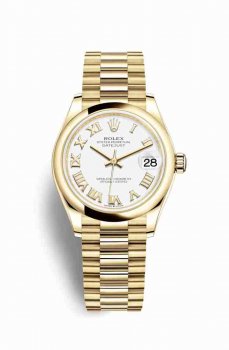 Réplique montre Rolex Datejust 31 jaune 18 ct 278248 m278248-0020