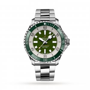 Breitling Superocean Automatique 44 Acier inoxydable Vert Replique montre A17376A31L1A1