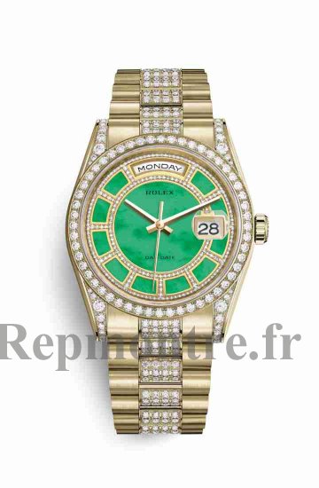 Réplique montre Rolex Day-Date 36 jaune 18 ct en semble de cosses 118388 m118388-0159 - Cliquez sur l'image pour la fermer