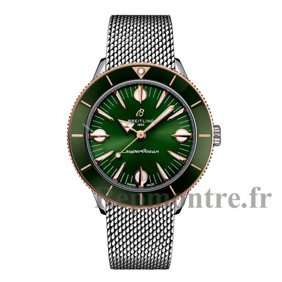 Breitling Superocean Heritage '57 Highlands Capsule 38 mm Copie montre homme Vert 2 bracelets U10340361L1A1 - Cliquez sur l'image pour la fermer