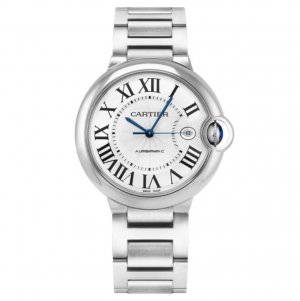 Replique Cartier Ballon Bleu automatique Silver Dial Men's WSBB0040