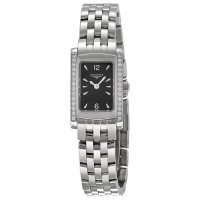 Réplique Longines DolceVita Cadran Noir Montre Femme En Acier Inoxydable L5.158.0.76.6