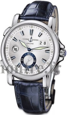 Réplique Ulysse Nardin Dual Time 42mm hombres Montre 243-55/91 - Cliquez sur l'image pour la fermer