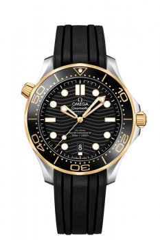AAA Réplique Montre OMEGA Seamaster Acier or jaune Chronometer 210.22.42.20.01.001