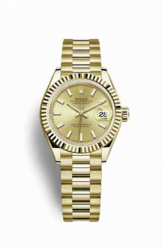 Réplique montre Rolex Datejust 28 jaune 18 ct 279178 m279178-0001