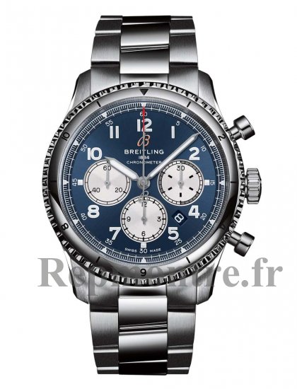 Replique Breitling Aviator 8 B01 Chronograph 43 Cadran bleu Acier inoxydable Men's AB0119131C1A1 - Cliquez sur l'image pour la fermer