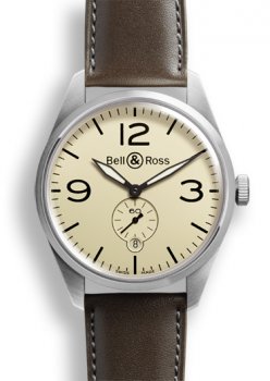 Réplique Bell & Ross Vintage BR 123 Original Beige hommes Montre