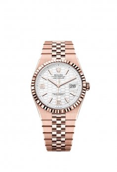 Rolex 127335-0001 Land-Dweller 40 Everose Blanc Platine Jubilee