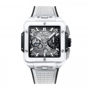 Hublot Square Bang Unico Ceramique Blanche 42 mm 821.HX.0170.RX