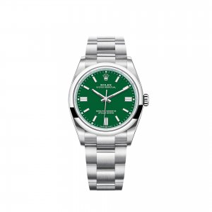 Copie Rolex Oyster Perpetual 36 Bracelet Oyster Cadran Vert M126000-0005