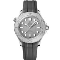 Omega Seamaster Diver 300M 210.32.42.20.06.002 No-Date Master Co-Axial 42 Acier inoxydable Titane Gris Caoutchouc