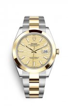 Replique Montre Rolex Datejust 41 OysterAcier and Jaune Or M126303-0021