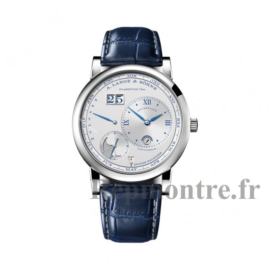 Replique Montre A. LANGE & Sohne LANGE 1 TOURBILLON CALENDRIER PERPeTUEL ? 25e Anniversaire ? 18 carats Blanc Or 720.066 - Cliquez sur l'image pour la fermer
