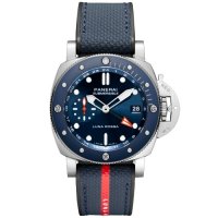 Panerai Submersible GMT Luna Rosas Titanio PAM01507