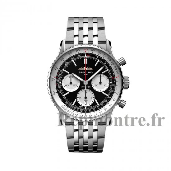 Breitling Navitimer B01 Chronographe 41 mm Replique montre pour homme Acier inoxydable noir AB0139211B1A1 - Cliquez sur l'image pour la fermer