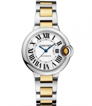 Replique Cartier Ballon Bleu Automatique Argent Dial Dames W2BB0029