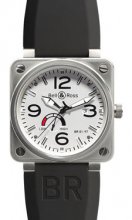 Réplique Bell & Ross BR 01-97 Acier blanc BR 01-97 Power Reserve Acier Montre