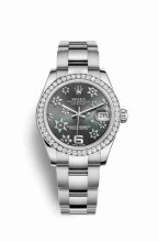 Réplique montre Rolex Datejust 31 blanc Roles blanc 178384 m178384-0025