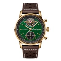 Breitling Top Time B21 Ford Mustang Tourbillon 42 mm Copie montre homme Vert NB21251A1L1X1
