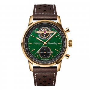 Breitling Top Time B21 Ford Mustang Tourbillon 42 mm Copie montre homme Vert NB21251A1L1X1