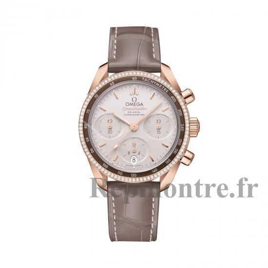 Omega Speedmaster 38 mm Replique montre femme Beige O32468385002003 - Cliquez sur l'image pour la fermer