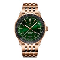 Breitling Navitimer Automatique GMT 41mm Montre Copie Homme Vert Acier Inoxydable R32310251L1R1