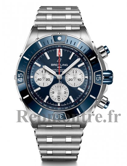 Replique Breitling Super Chronomat automatique Cadran bleu Steel Men's AB0136161C1A1 - Cliquez sur l'image pour la fermer
