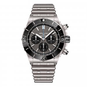 Breitling Super Chronomat B01 44 mm Replique montre pour homme Gris Acier inoxydable EB0136251M1E1