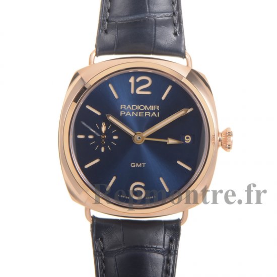 Réplique Panerai Radiomir 3 Days GMT Oro Rosso 47mm PAM00598 - Cliquez sur l'image pour la fermer