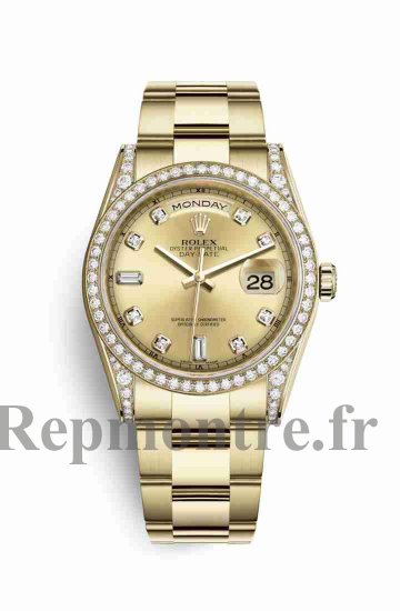 Réplique montre Rolex Day-Date 36 jaune 18 ct en semble de cosses 118388 m118388-0126 - Cliquez sur l'image pour la fermer