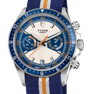 Réplique Tudor Heritage Chronographe Chrono bleue 70330B