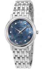 Réplique Omega De Ville Prestige Bleu Mere de perle 424.10.27.60.57.001