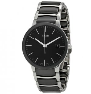 Rado Centrix Noir Dial et Noir Ceramic Réplique Montre R30934162