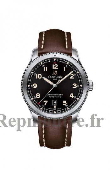 Replique Breitling Aviator 8 automatique 41 Black Dial Leather Strap Men's A17315101B1X4 - Cliquez sur l'image pour la fermer
