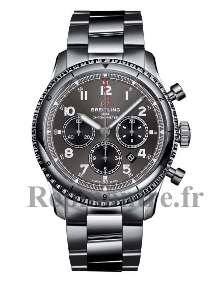 Replique Breitling Aviator 8 Chronograph 43 Grey Dial Acier inoxydable Men's AB0119131B1A1 - Cliquez sur l'image pour la fermer