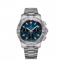 Breitling Avenger B01 Chronographe 42 Acier Inoxydable Bracelet Bleu AB0146101C1A1