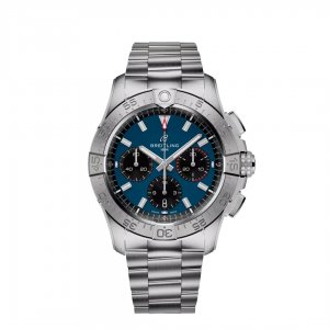 Breitling Avenger B01 Chronographe 42 Acier Inoxydable Bracelet Bleu AB0146101C1A1