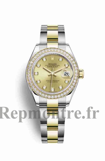 Réplique montre Rolex Datejust 28 Jaune Roles jaune 18 ct 279383RBR m279383rbr-0012 - Cliquez sur l'image pour la fermer