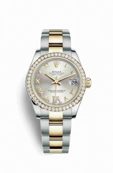 Réplique montre Rolex Datejust 31 Jaune Roles jaune 18 ct 178383 m178383-0019