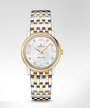 Réplique Omega De Ville Prestige Quartz diamant Montre 424.20.27.60.55.001