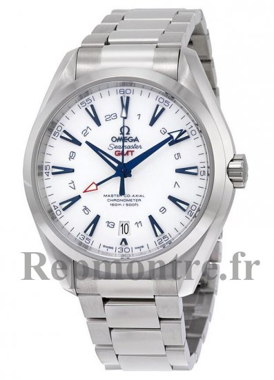 Réplique Omega Seamaster Aqua Terra Automatique GMT Blanc Cadran Titane 231.90.43.22.04.001 - Cliquez sur l'image pour la fermer