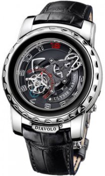 Réplique Ulysse Nardin Freak Diavolo Or blanc 2080-115