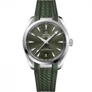 Omega Seamaster Aqua Terra 220.12.38.20.10.001 150M Master Chronometer 38 Acier inoxydable Caoutchouc vert 220.12.38.20.10.001