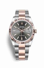 Réplique montre Rolex Datejust 36 Everose Roles 18 ct Everose 126231 m126231-0014