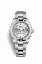 Réplique montre Rolex Datejust 31 Blanc Role blanc 178344 m178344-0026